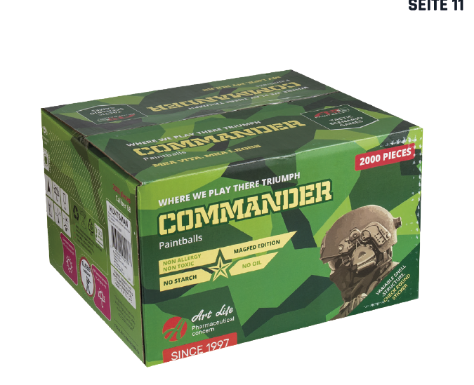 Die neuen Artlife Commander Huntsman MagFed Paintballs