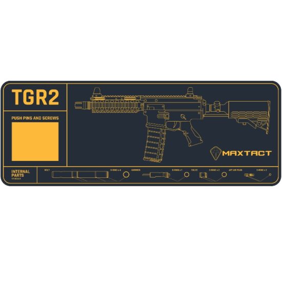 Maxtact_TGR2_Paintball_Markierer_Techmatte_Mousepad_80x30cm_schwarz_gelb