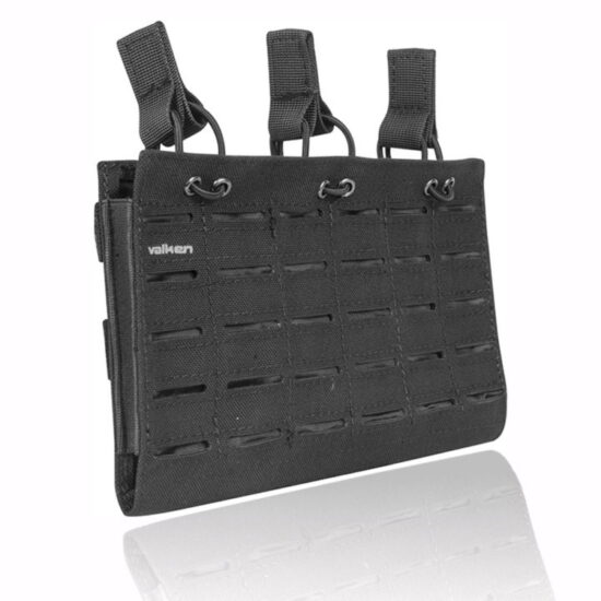 Valken_Multi_Rifle_Triple_Magazin_Tasche_Laser_Cut_schwarz