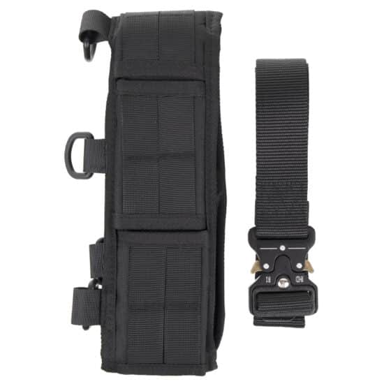 DELTA_SIX_Battle_Belt_Molle_System_Gürtel_mit_Metall_Schnalle_schwarz_detail