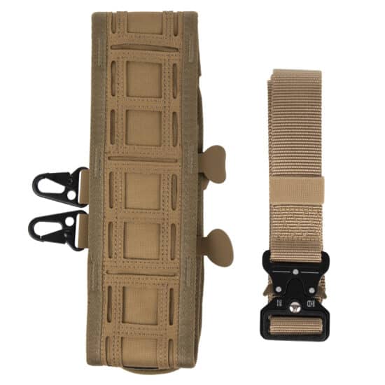 DELTA_SIX_Laser_Cut_Battle_Belt_Mollesystem_Gürtel_mit_Metall_Schnalle_Tan_details