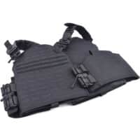 DELTA_SIX_Tactical_Laser_Cutting_Vest_LC_Weste_schwarz_front