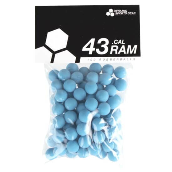 Dynamic_Sports_Gear_Cal43_Rubberballs_Gummigeschosse_blau