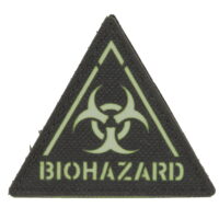 Paintball_Airsoft_PVC_Klettpatch_Bioharzard_BLACK_GLOW