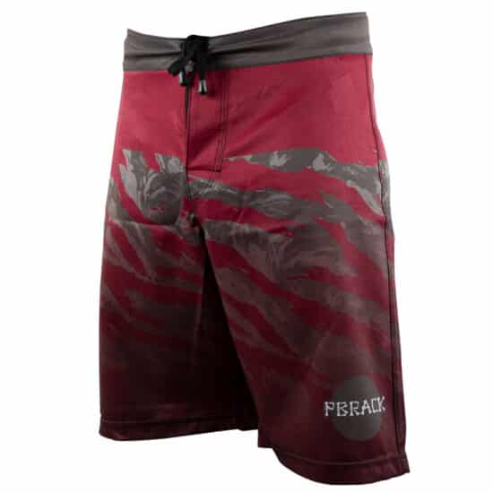 Pbrack_Board_Shorts_Maroon_Grau_Camo