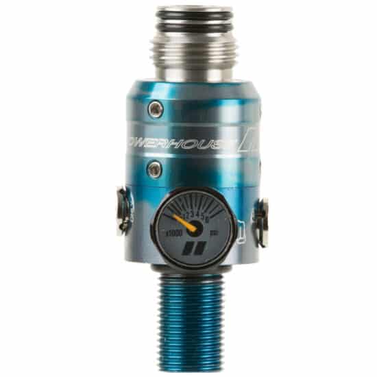 PowerHouse_TKO_Paintball_HP Regulator_300Bar_4500PSI_NAVY_GREY_ACID_WASH_front