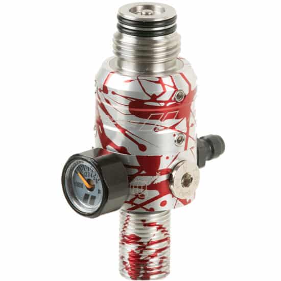 PowerHouse_TKO_Paintball_HP_Regulator_300Bar_4500PSI_BLOOD_SPLATTER